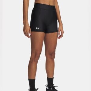 Under Armour Women's Athletic Compression Shorts With HeatGear Technology Grey
